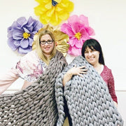 Arm Knitting classes in Central London - Arm Knit a Blanket at London's Top Craft Venue