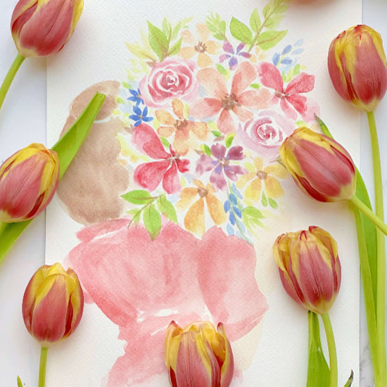 Beginners-Watercolor-Workshop-Floral-Watercolours-Central-London