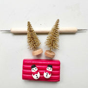 Make some Festive Polymerclay Earrings at Tea and Crafting Craft Workshops