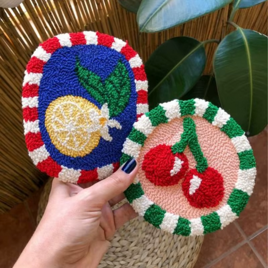 Modern Punch Needle Embroidery classes in London, meet new people and craft with friends. A unique London experience.