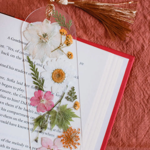 Pressed Flower Bookmarks