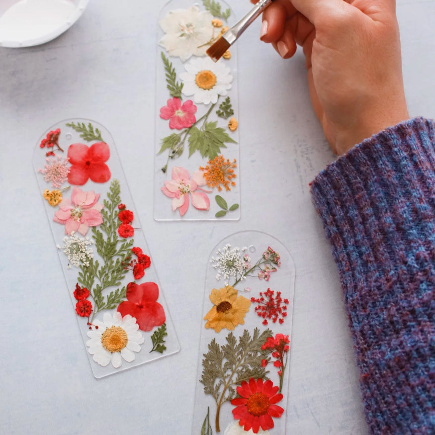 Pressed Flower Bookmarks