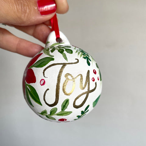 Personalise a Set of Ceramic Baubles