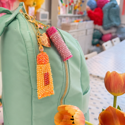 Bedazzled Lip Balm Bag Charms