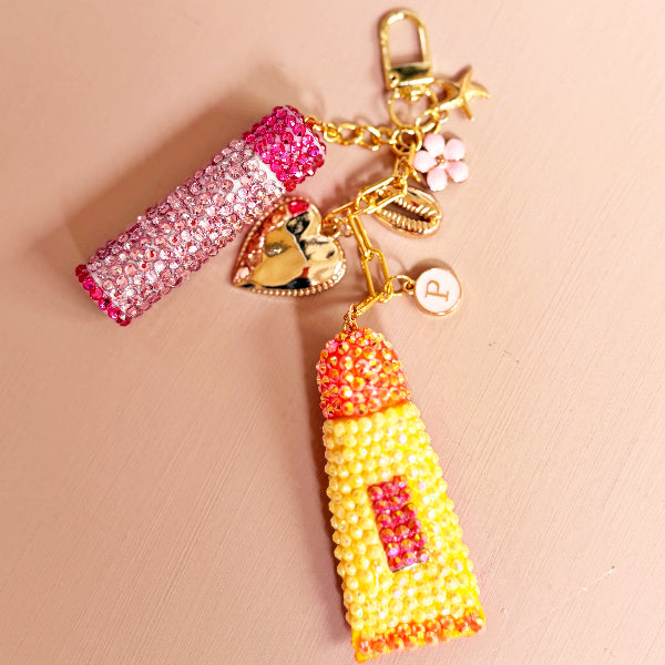 Bedazzled Lip Balm Bag Charms