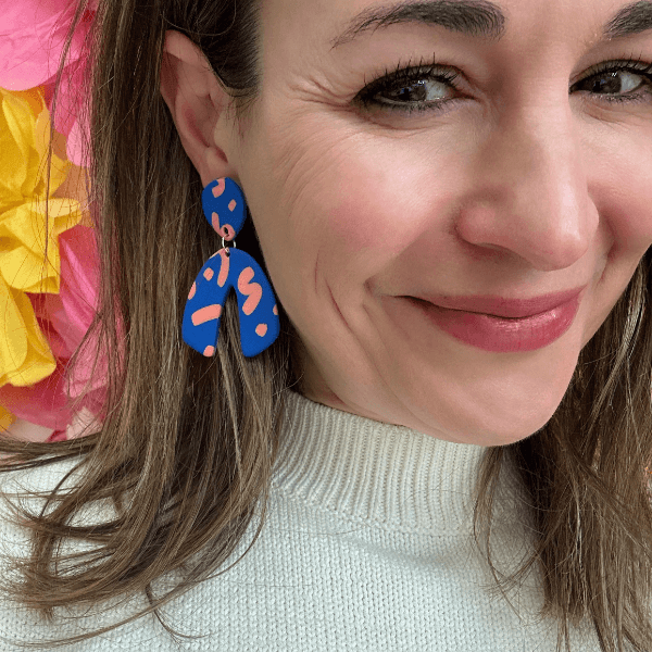 Jesmonite earrings shop