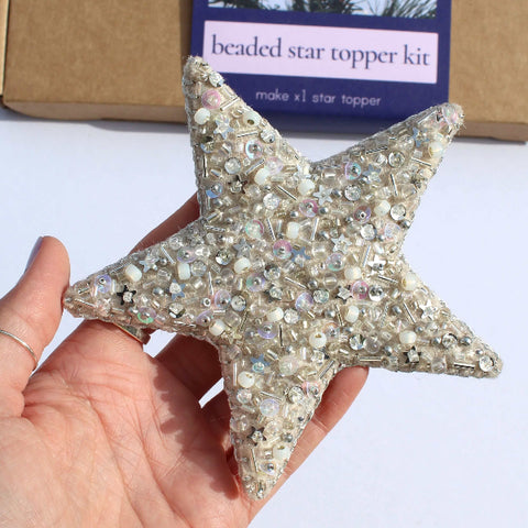 Beginners Embroidery - Introduction to 3D Beaded Embroidery - A Festive Star