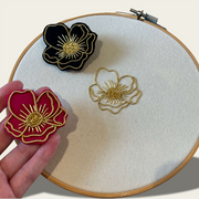 Introduction to Goldwork Embroidery | Floral Brooch or Display Piece