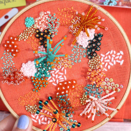 Beginners Embroidery - Introduction to 3D Beaded Embroidery