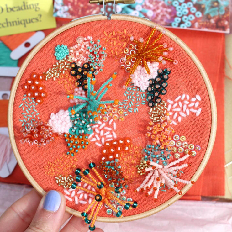 Beginners Embroidery - Introduction to 3D Beaded Embroidery