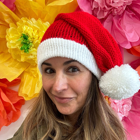 Knit Your Own Santa Hat No Knitting Needles Required