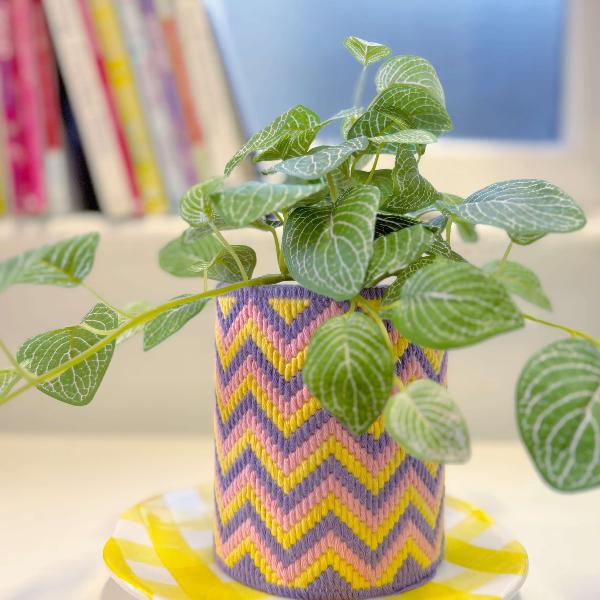 Learn Bargello Needlepoint Embroidery with Tea and Crafting