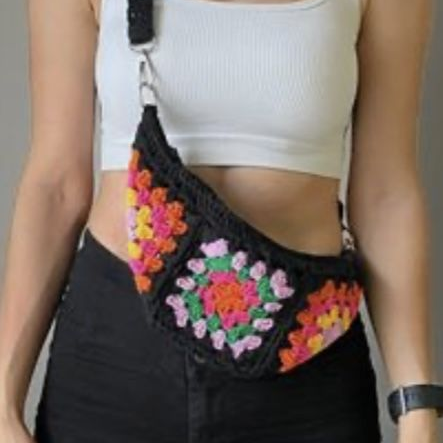 Beginners Crochet - Learn to Crochet a Granny Square Crossbody Bag