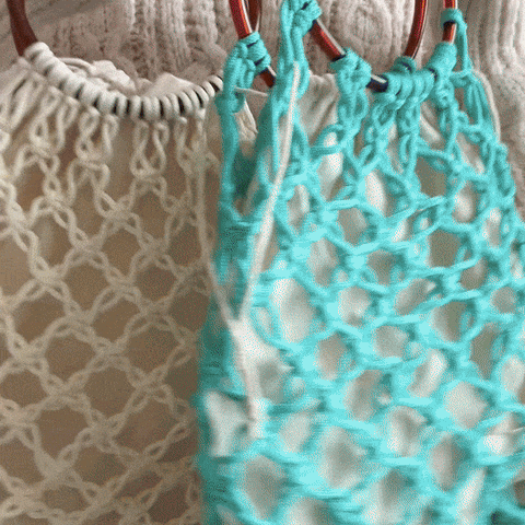Beginners Macrame Summer Bag – Tea Crafting - Main Image