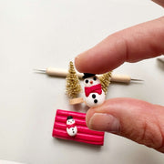 Make some Festive Polymerclay Earrings at Tea and Crafting Craft Workshops