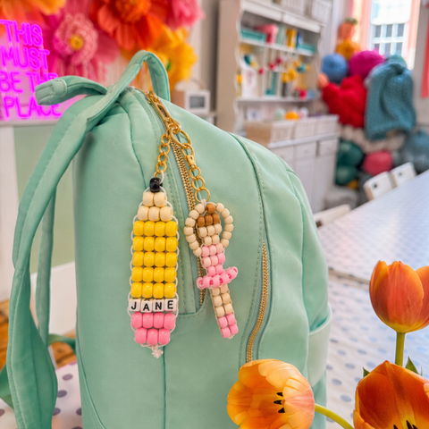 Beaded Keyrings Characters Make as Many as you Like May Half Term