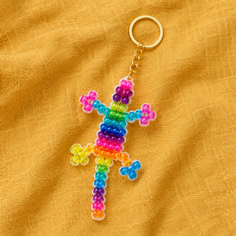 Beaded Keyrings Characters Make as Many as you Like May Half Term