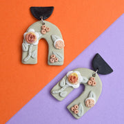 Polymerclay Summer Earrings - learn how to work with polymerclay in this short practical workshops in Central London - Tea and Crafting