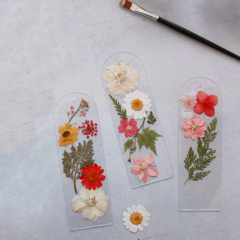 Pressed Flower Bookmarks