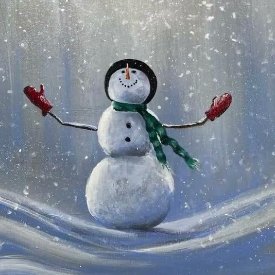Paint your Own Christmas Snowman