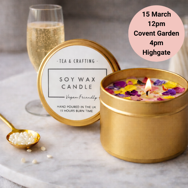 Mother's Day Event - Pure Soy Candle Making Class - Vegan Friendly