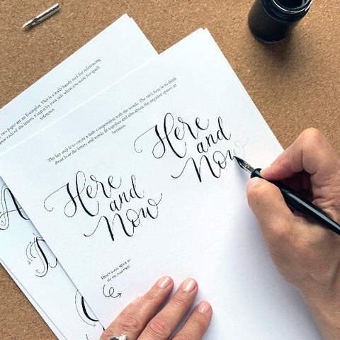 Inked Together: Modern Calligraphy for Tweens, Teens and Parents