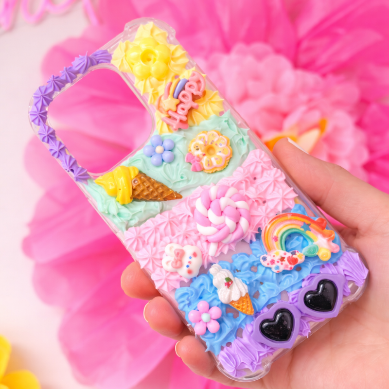 Make your Own Viral Phone Case with Decoden Creamy Glue – Tea & Crafting Make your Own Viral Phone Case with Decoden Creamy Glue – Tea & Crafting