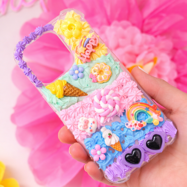 Make your Own Tik-Tok Viral Decoden Whiped Cream Phone Case
