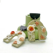 Beautiful Polymerclay Summer Earrings - learn how to work with polymerclay in this short practical course