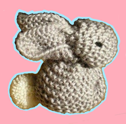Free Online Knitting Classes - Knit an Easter Bunny