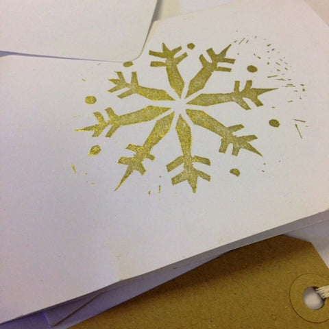 Lino Printing - Christmas Cards and Gift Tags for Beginners