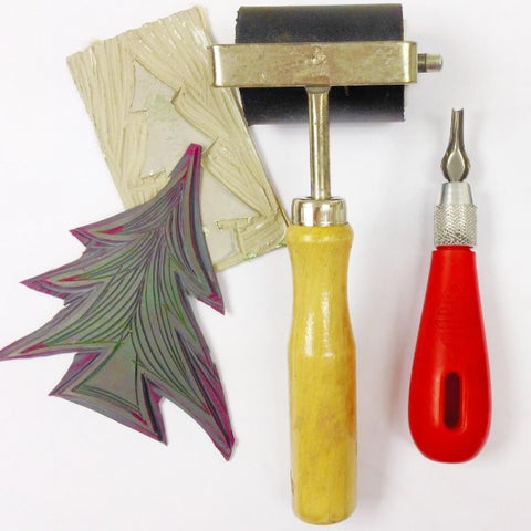 Lino Printing - Christmas Cards and Gift Tags for Beginners