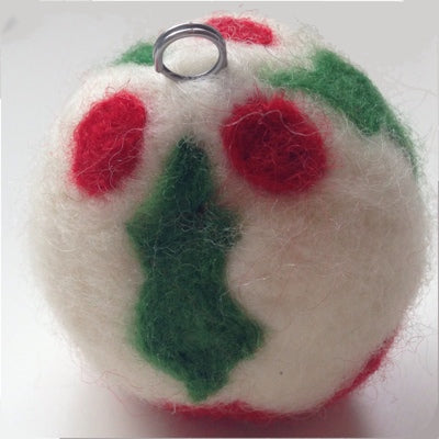 Needle Felted Christmas Baubles