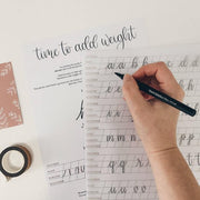 Learn Beginners Modern Calligraphy Faux-ligraphy at a Crafting Studio in London Covent Garden