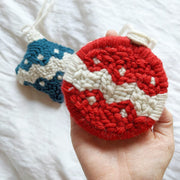 Learn Punch Needle Christmas Baubles Online with Tea and Crafting Virtual Live Stream Classes