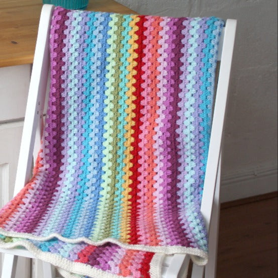 Learn how to Crochet - London's Top Crochet Classes - Learn to crochet Granny Squares in Covent Garden 
