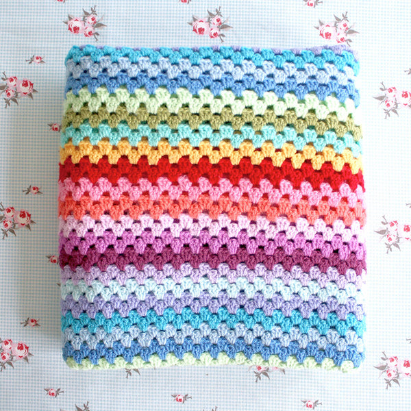 Beginners Crochet - Crochet a Granny Stripe Blanket