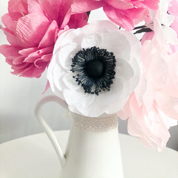 ONLINE Paper Flower Making - Make a Beautiful Anemone