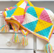 Learn Corner to Corner C2C Crochet Online with Tea and Crafting Zoom Craft Workshops 