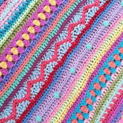 Learn New Ways To Crochet at Home by Making a Sampler Blanket with a Kit and Online Live Class 