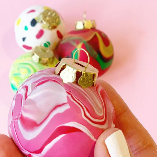 ONLINE Polymer Clay Christmas Bauble Workshop
