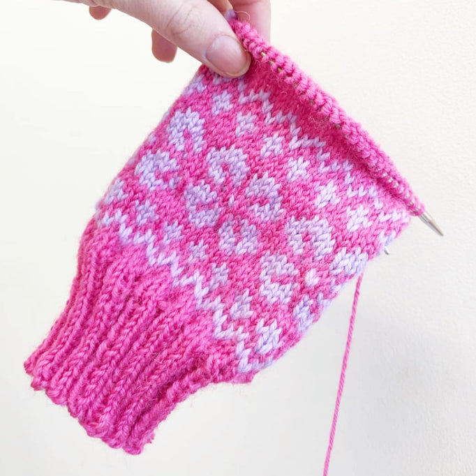 Learn how to Knit Online - Knit Fair Isle Stranded Colourwork Knitting Online Workshops