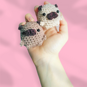 ONLINE Learn Crochet an Amigurumi Pug - Beyond Beginners Crochet