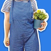 Learn to Sew your Own Dungarees Online with Tea and Crafting - Sewing Lessons Online