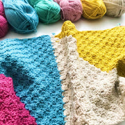 Learn Corner to Corner C2C Crochet Online with Tea and Crafting Zoom Craft Workshops 