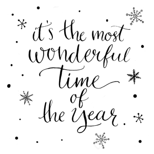 Beginners Modern Calligraphy - Christmas Cards
