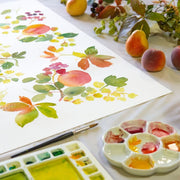 Learn Watercolour Painting with Tea And Crafting London Arts & Crafts Studio