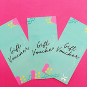 Unique and Original Gift Cards and Vouchers to Buy Online for Craft Workshops 